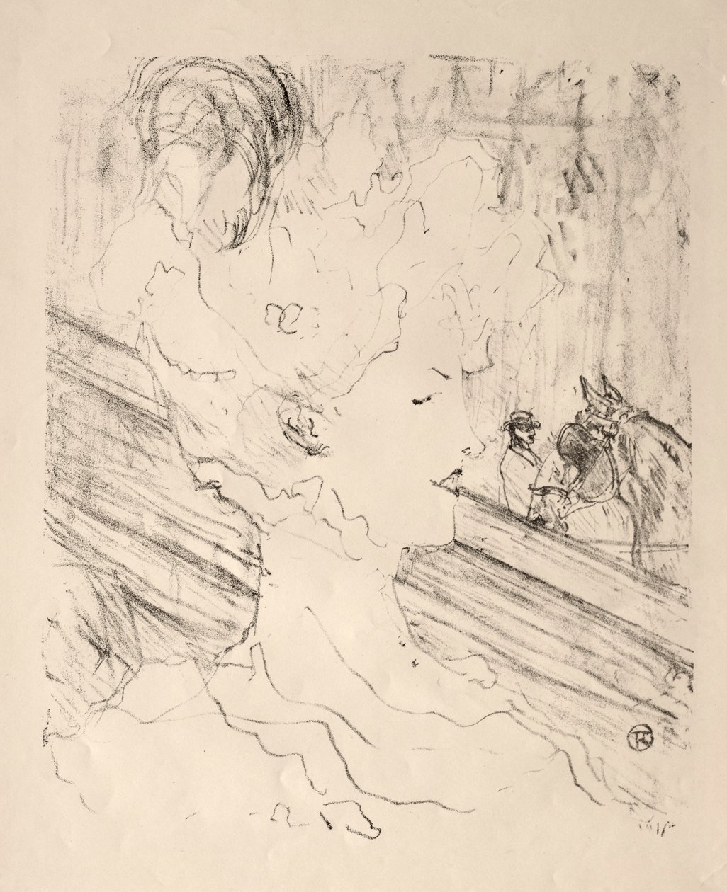 Emilienne dAlençon. af Henri de Toulouse Lautrec