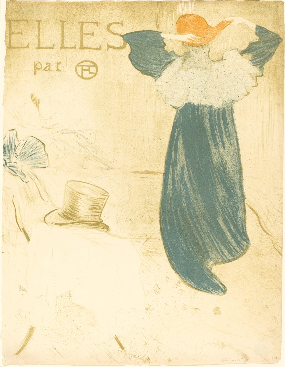 Frontispice til "Elles" af Henri de Toulouse Lautrec