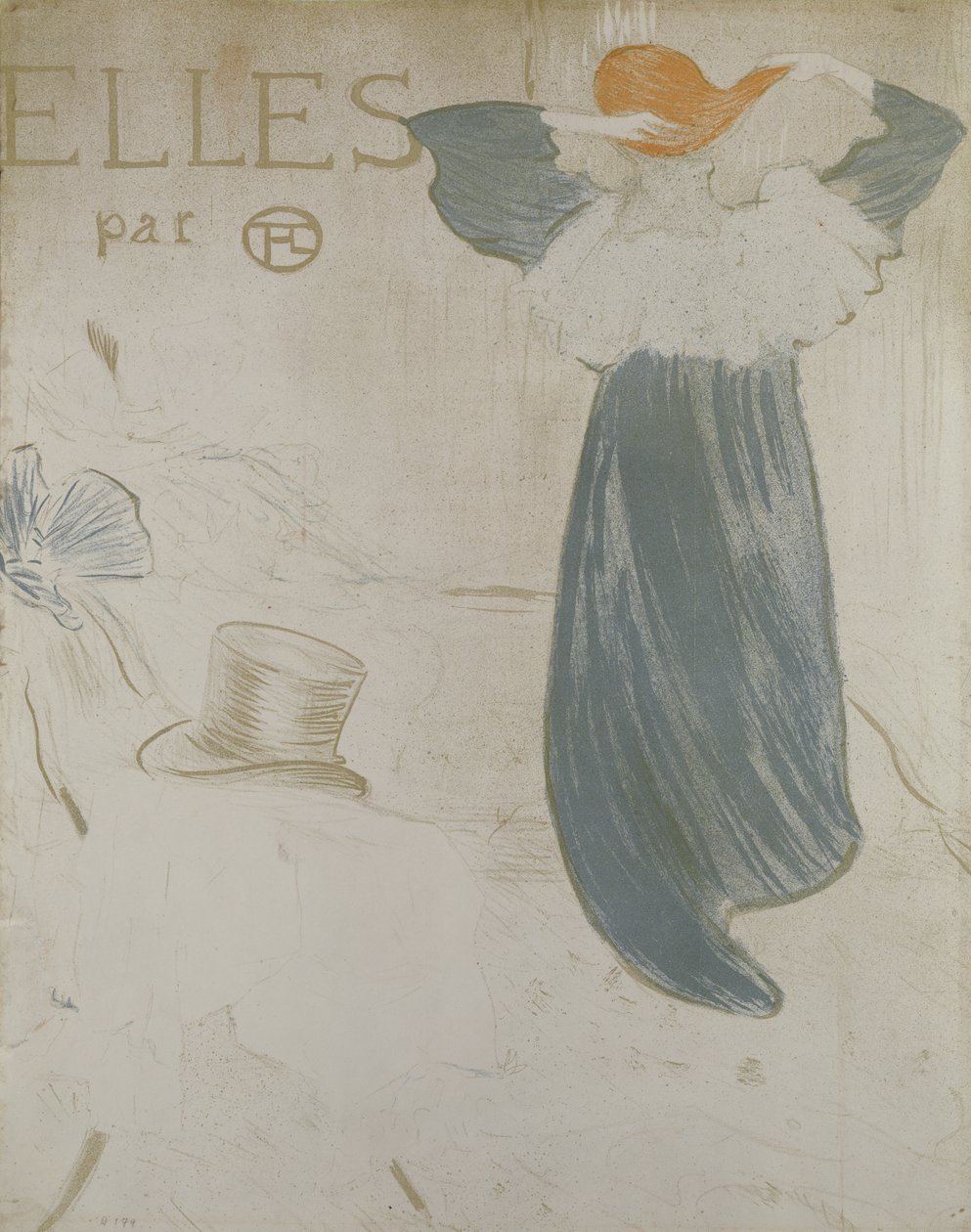 Frontispice til "Elles", 1896 af Henri de Toulouse Lautrec