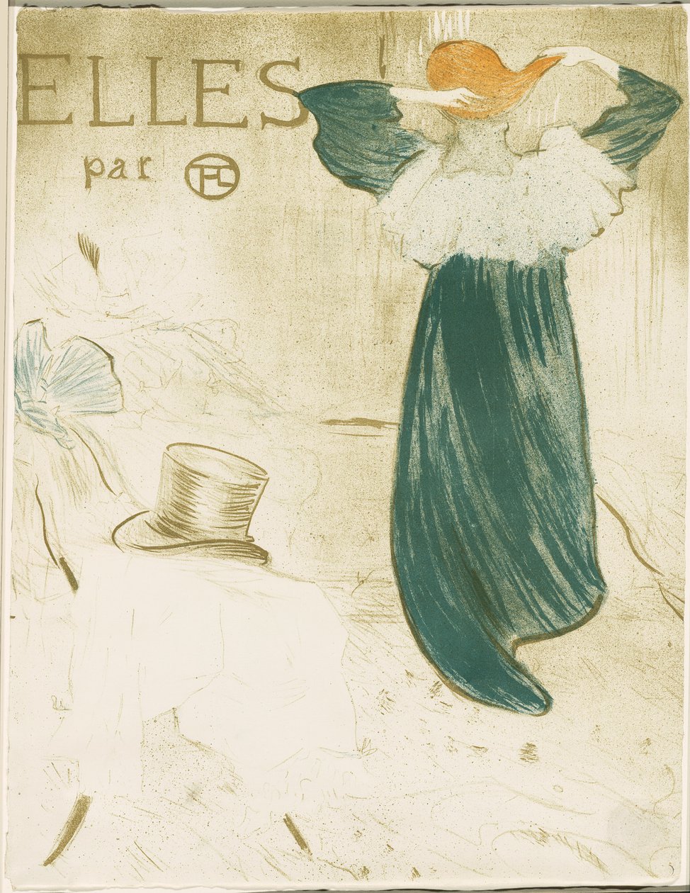 Frontispice, fra Elles af Henri de Toulouse Lautrec