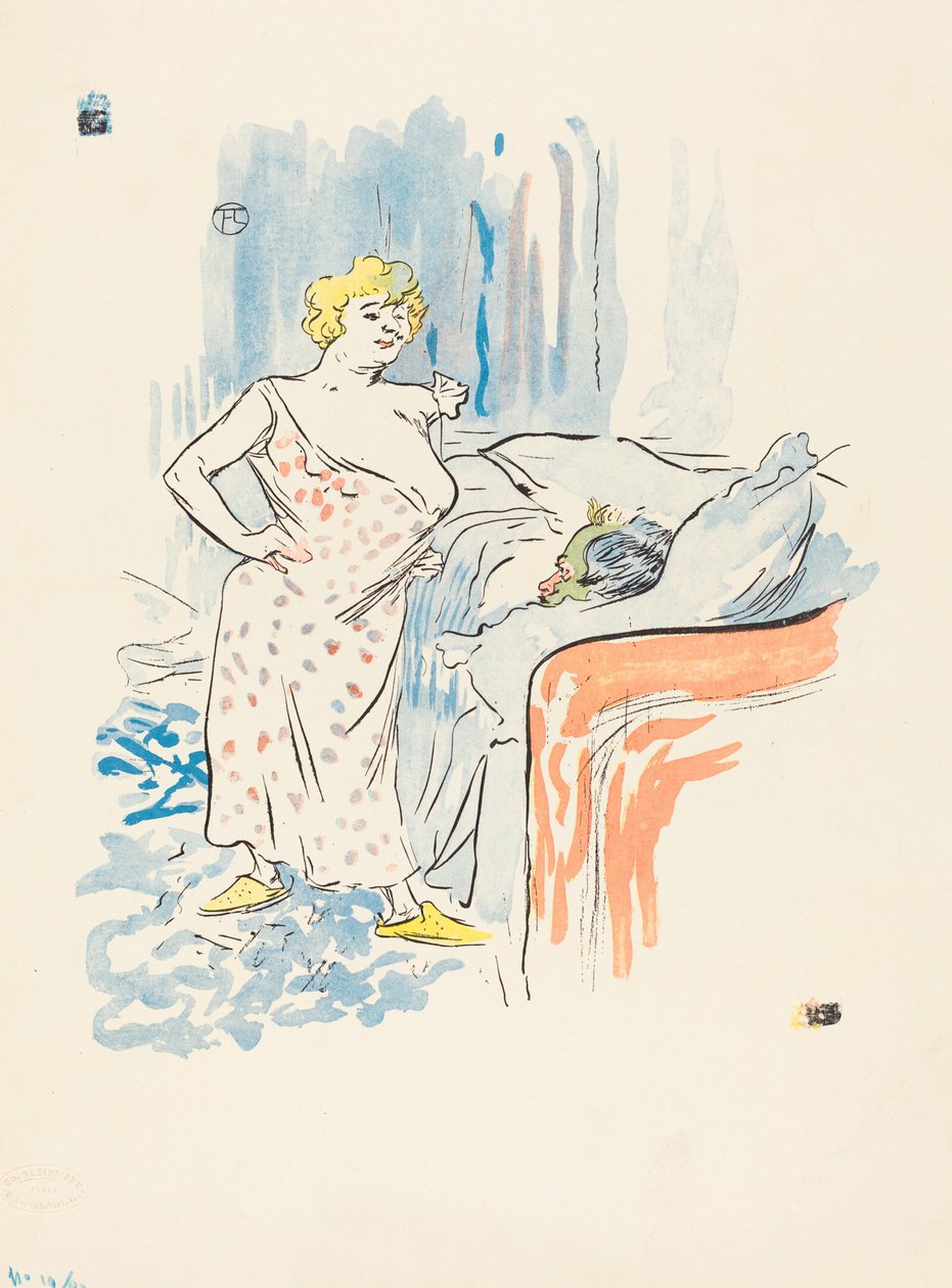 Mand og kvinde. af Henri de Toulouse Lautrec