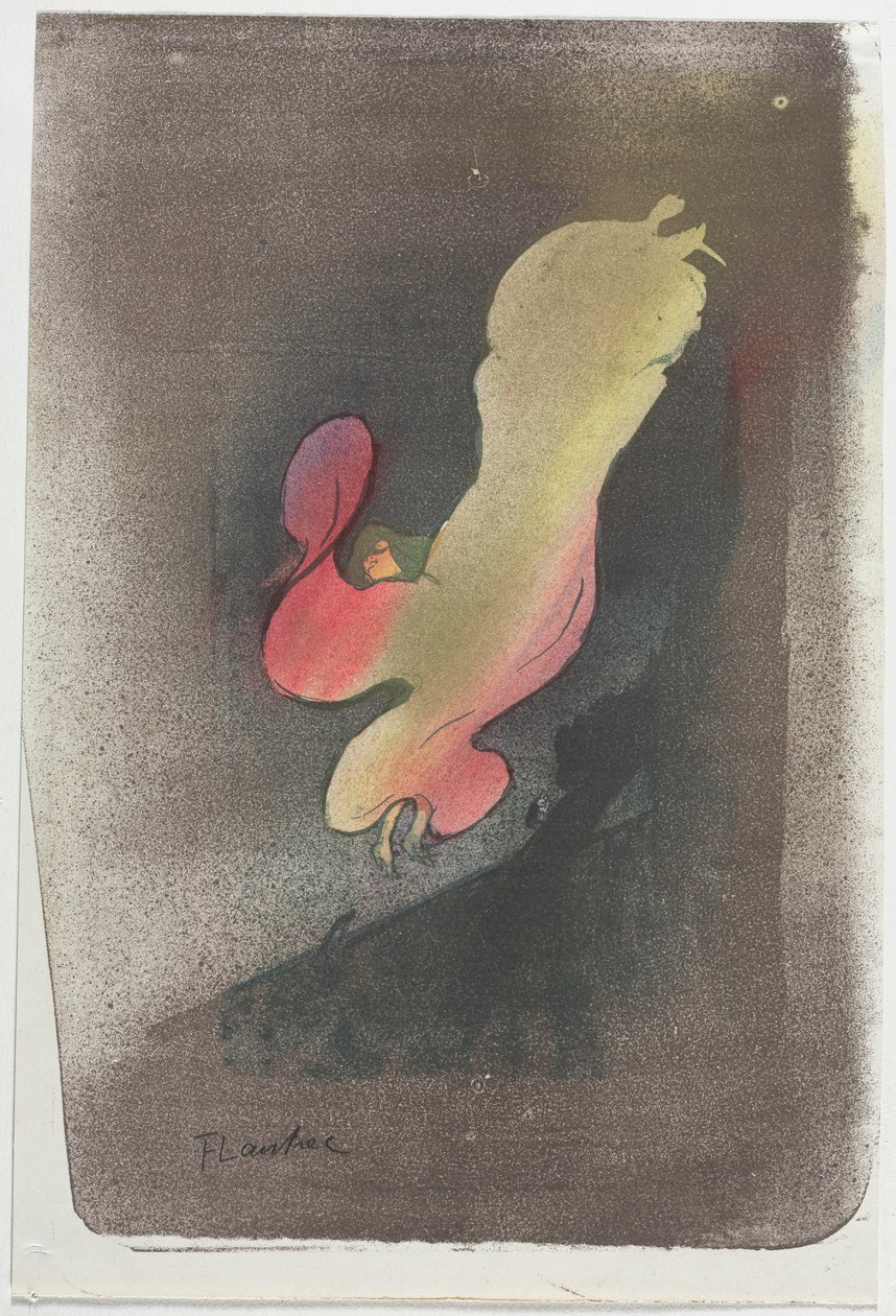 Frøken Loïe Fuller, 1893. af Henri de Toulouse Lautrec