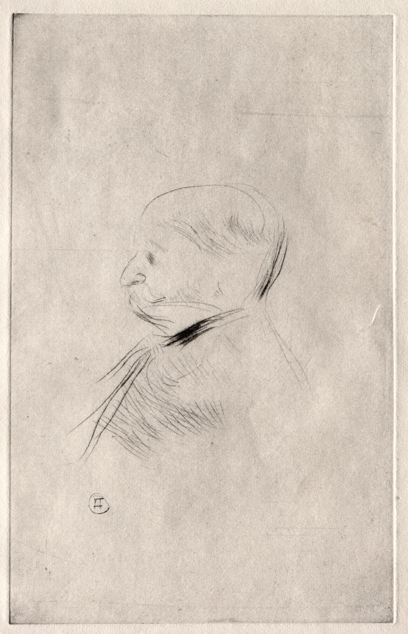 Portræt af M.X. af Henri de Toulouse Lautrec
