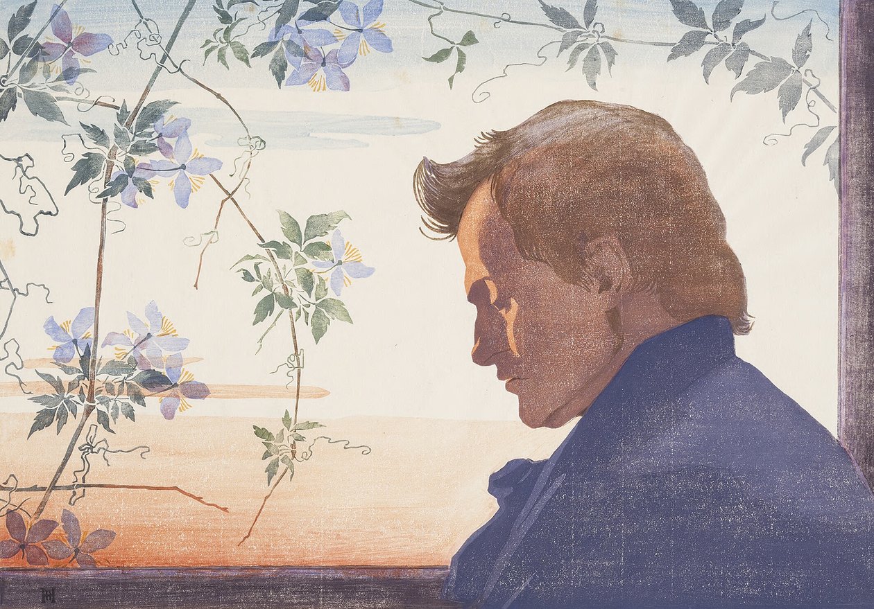 "Aftenstemning" af Henriette Hahn Brinckmann