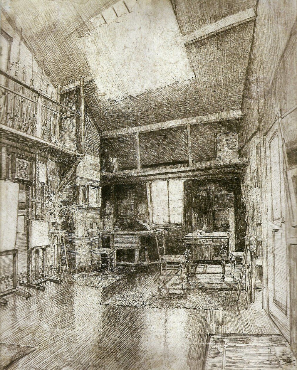 Kunstnerværkstedet i Boitsfort af Henrique Alvim Correa