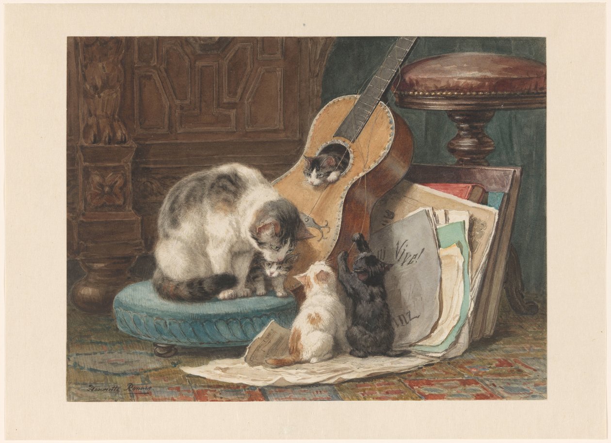 Musikerne Harmonisterne af Henriëtte Ronner