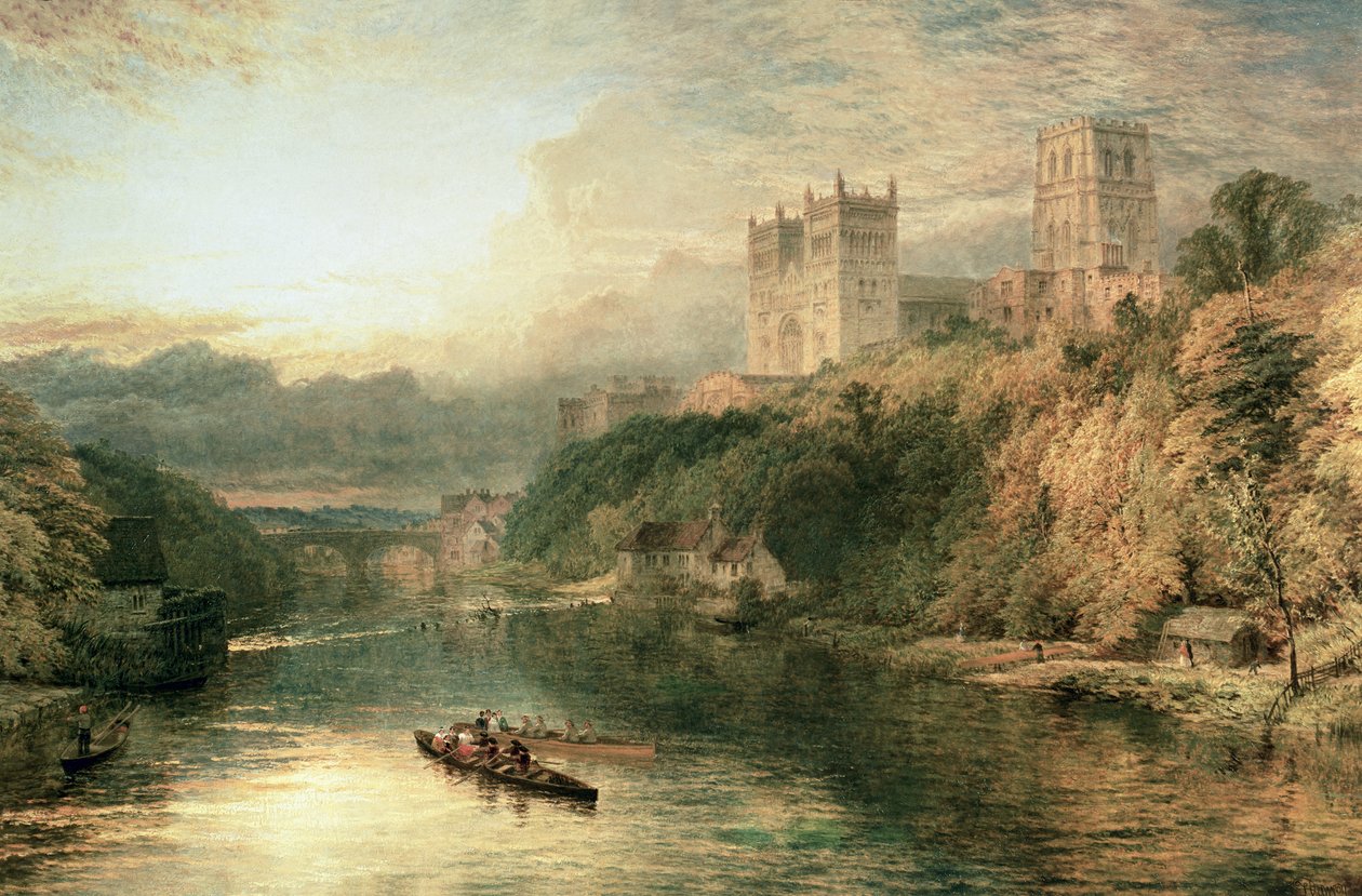Durham Cathedral af Henry Dawson