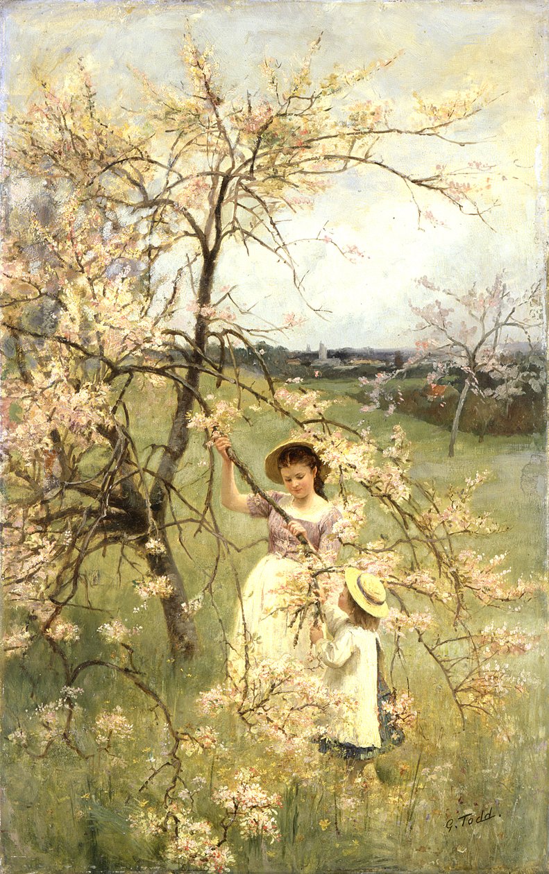 Forår, ca. 1880 af Henry George Todd