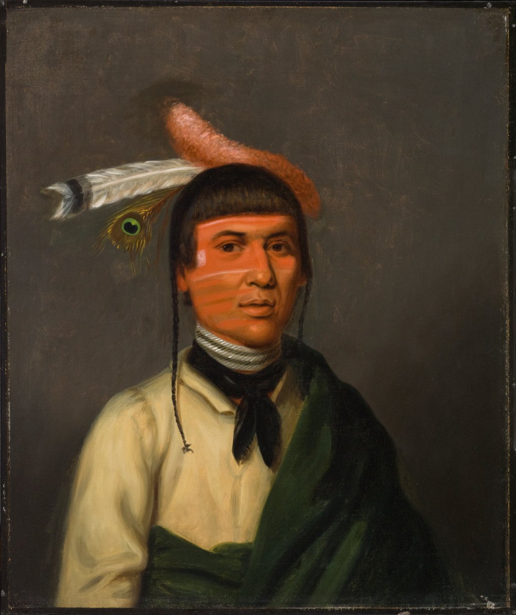 No-Tin (Wind), en chef i Chippewa af Henry Inman