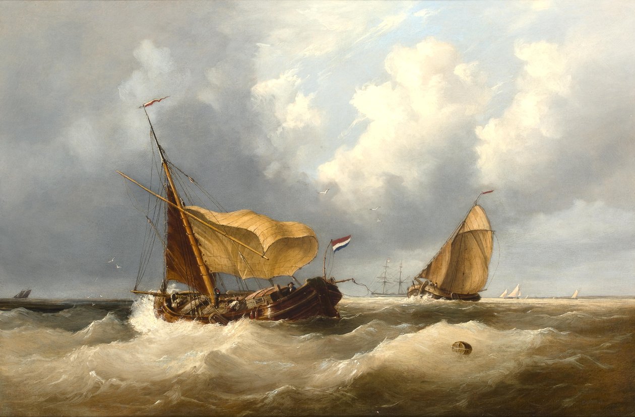 fiskere på havet af Henry King Taylor