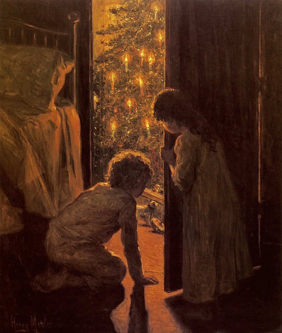 Juletræet, ca.1916 af Henry Mosler