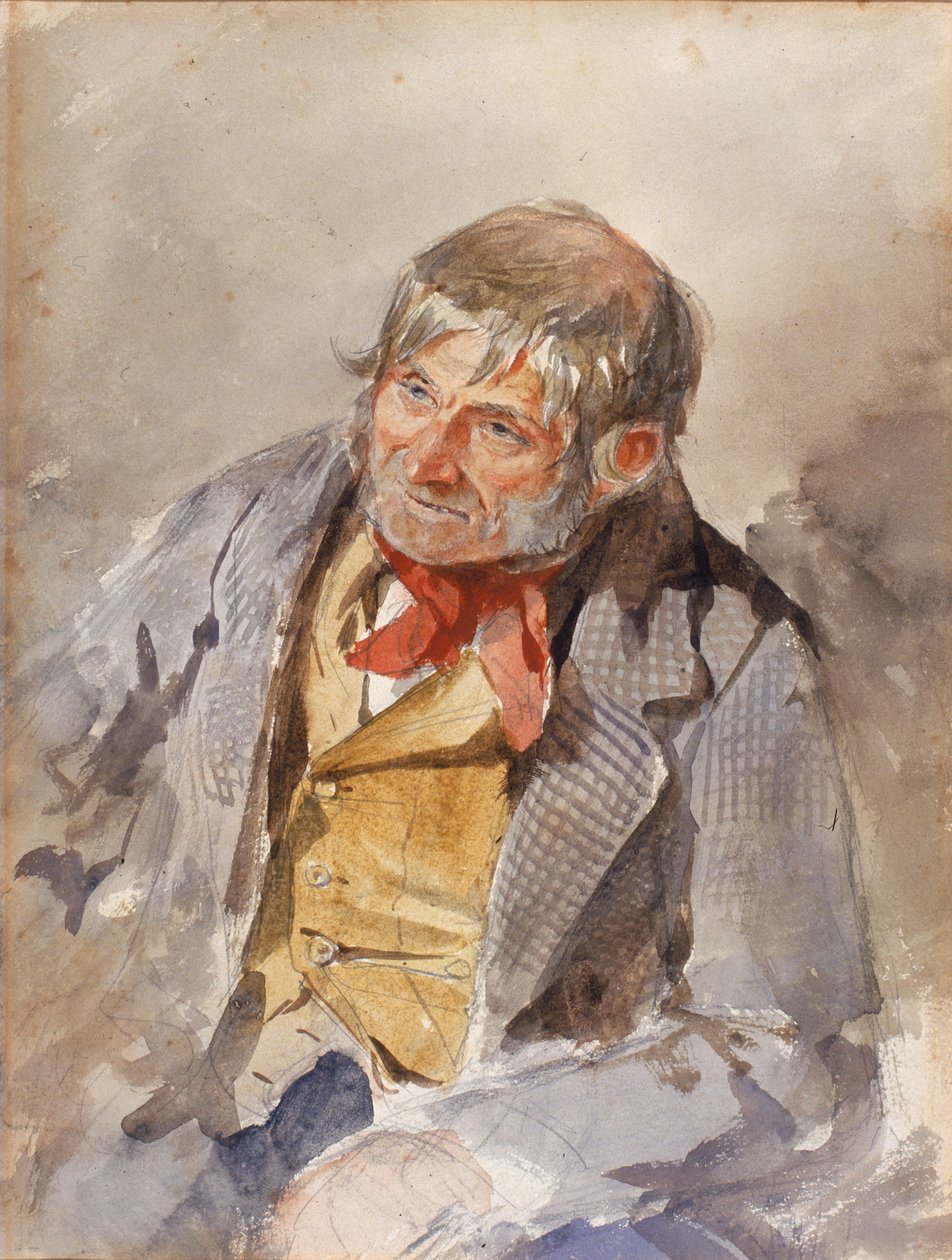 A Cullercoats Fisherman (kropsfarvet) af Henry Perlee Parker