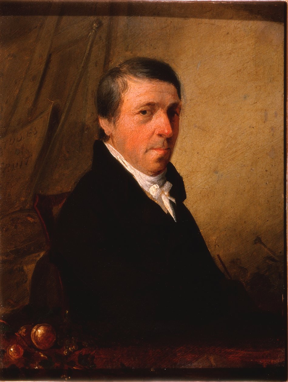 Portræt af George Gray, ca. 1815-19 (olie på metal) af Henry Perlee Parker