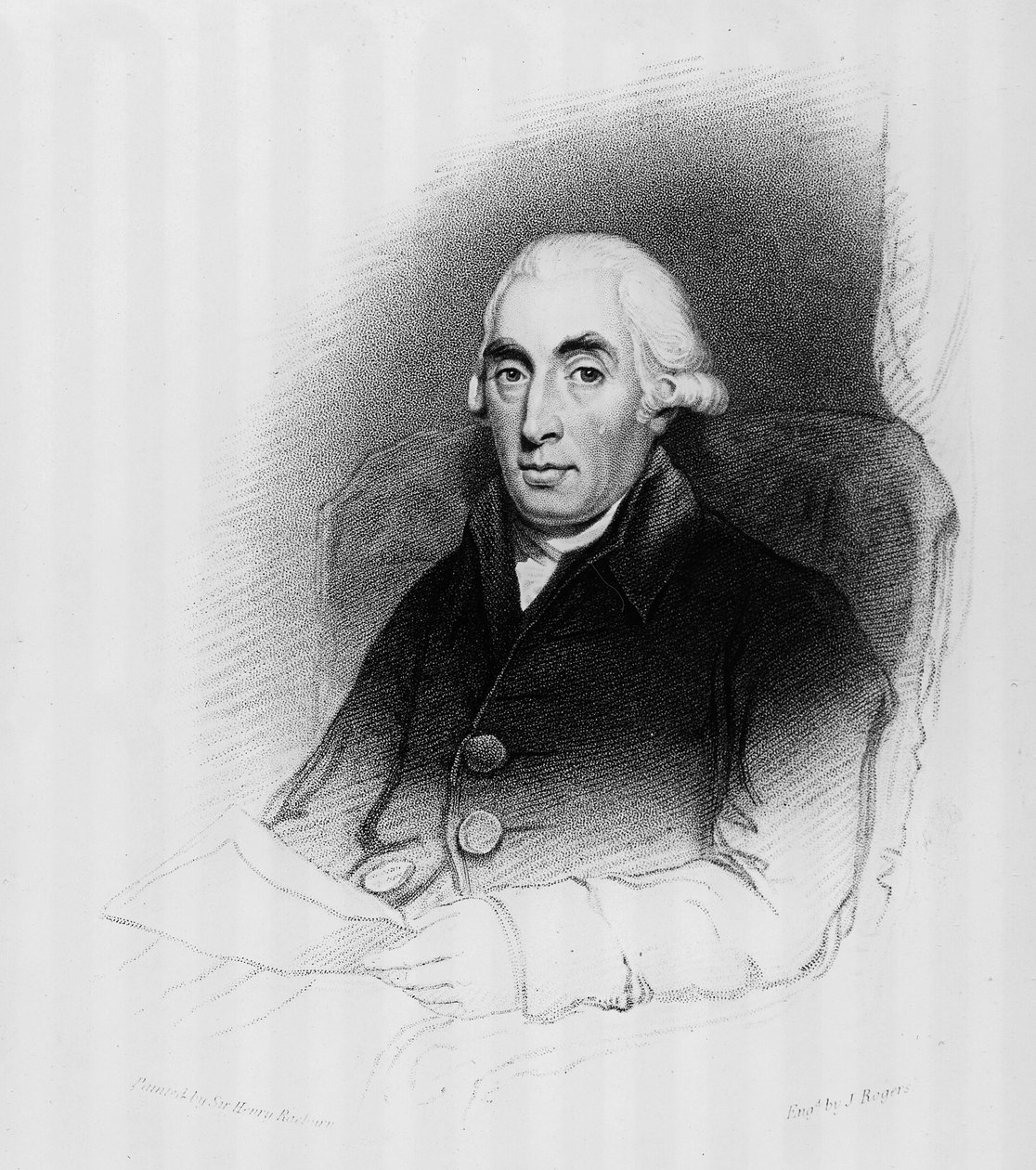 Portræt af Joseph Black (1728-99) af Henry Raeburn