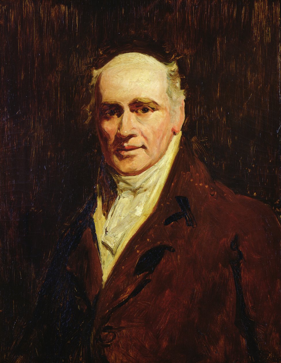 Portræt af en ældre mand af Henry Raeburn