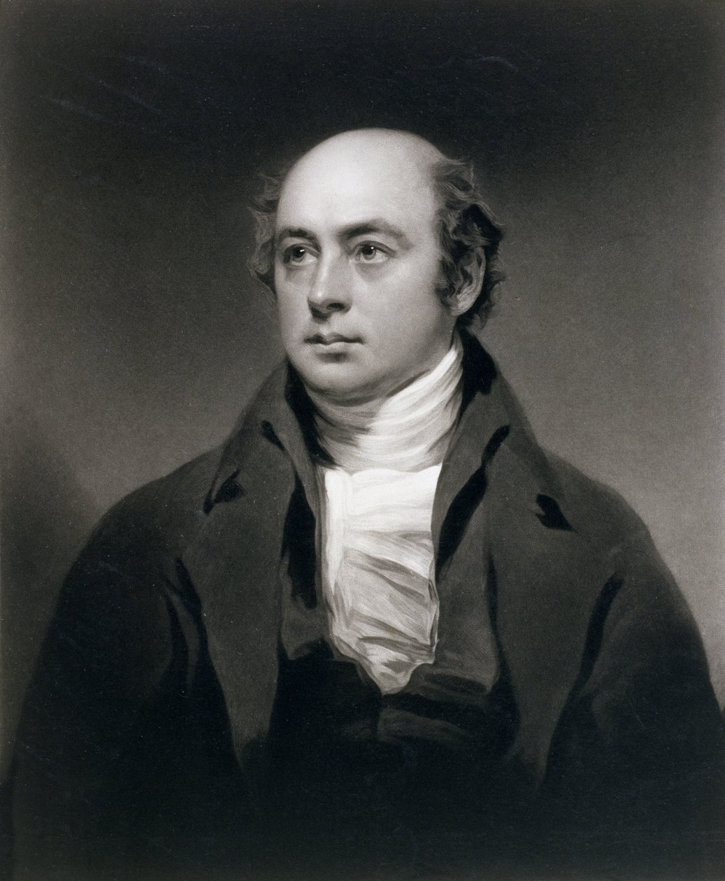 Sir Francis Leggatt Chantrey (1781-1841), graveret af C. Turner, 1843 (mezzotint) af Henry Raeburn