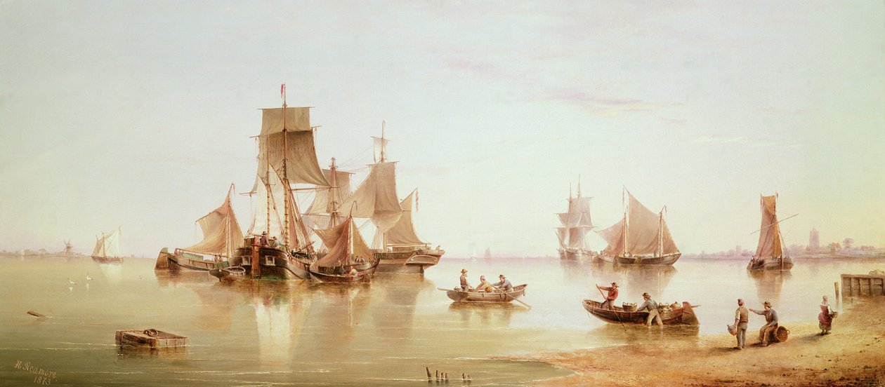 Sender i en rolig, 1873 af Henry Redmore