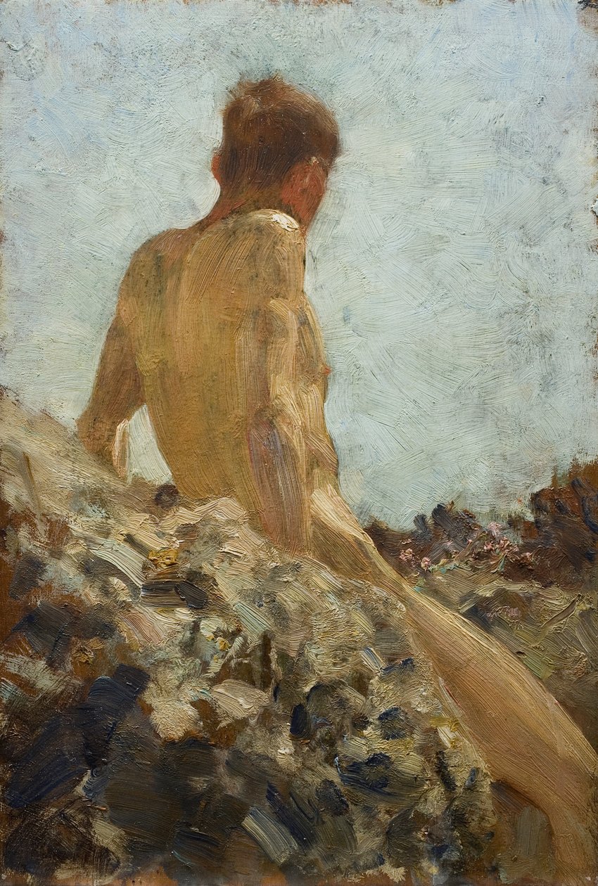 Nøgenstudie af Henry Scott Tuke