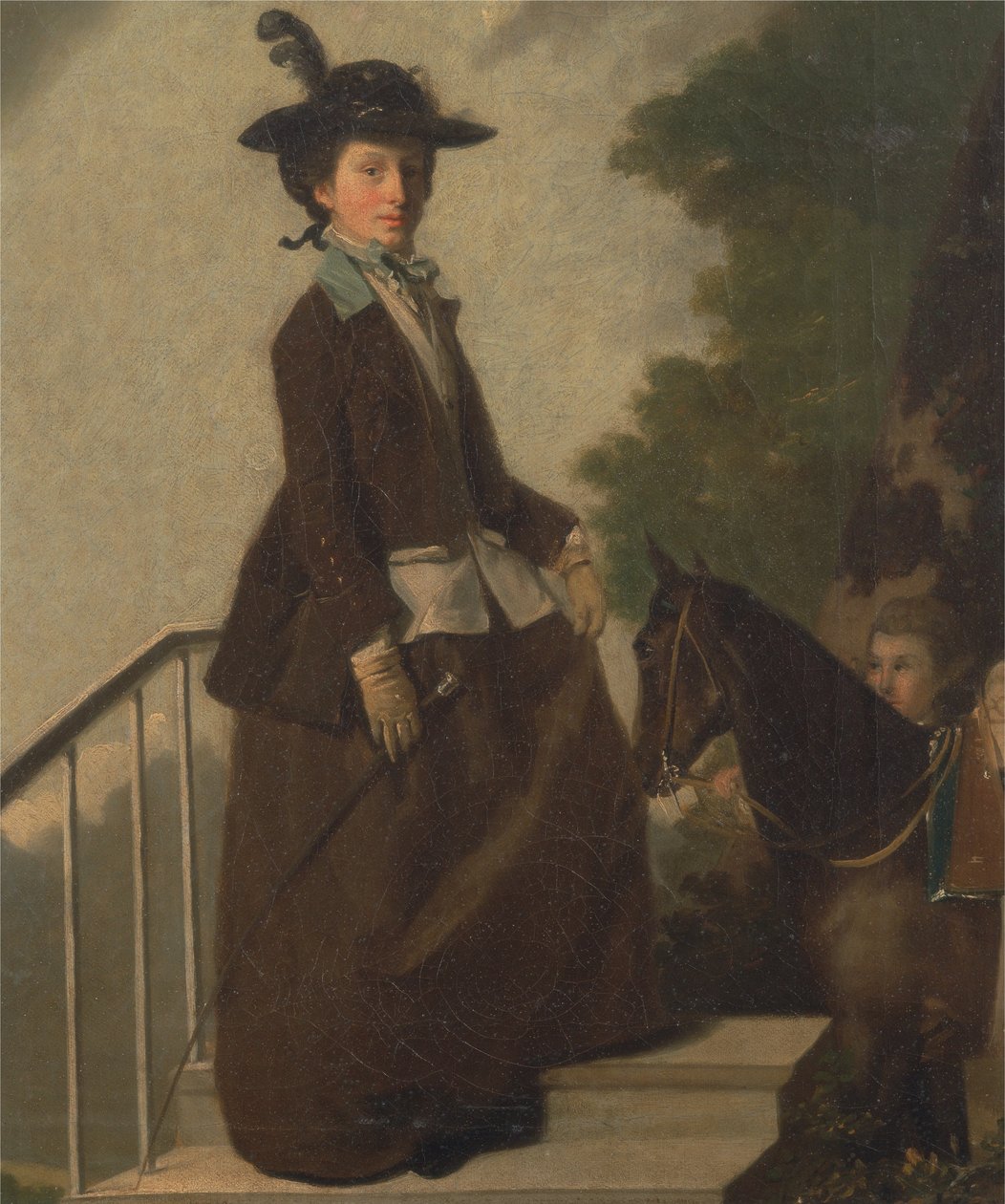 Elizabeth Bridgman, kunstnerens søster af Henry Walton