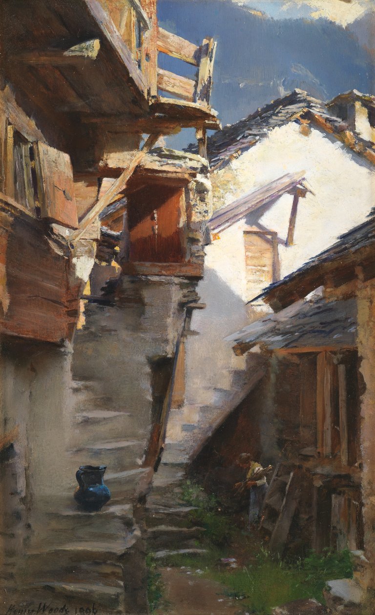I Rhônedalen, 1896 af Henry Woods