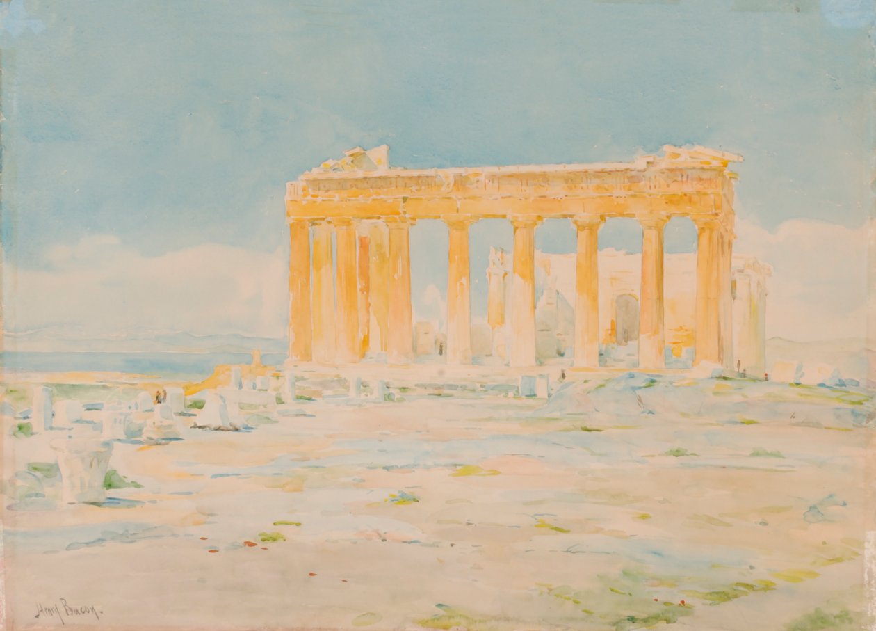 Parthenon, østfacaden, n.d. af Henry Bacon