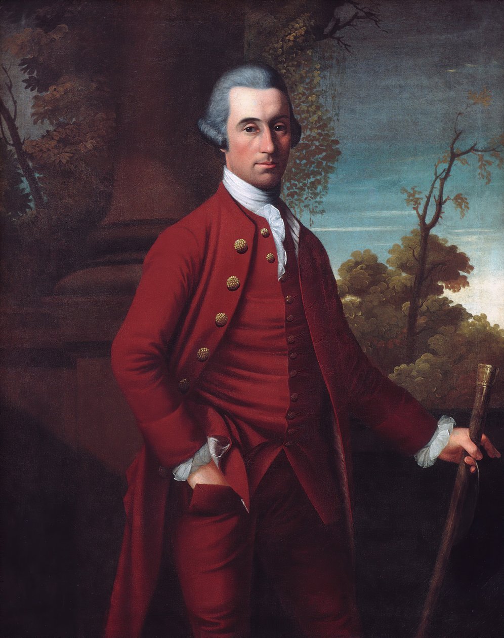 Portræt af en gentleman, ca. 1770-72. af Henry Benbridge