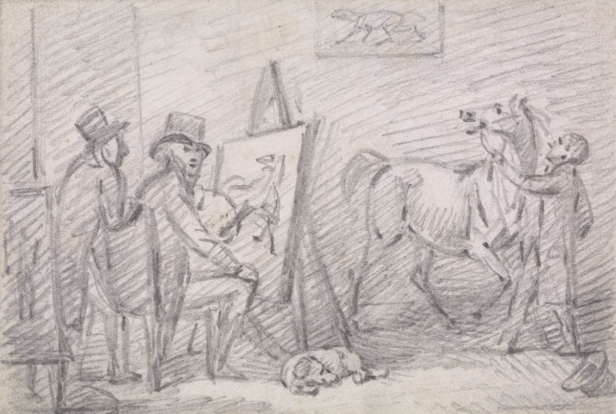 Kunstnerstudiet af Henry Bernard Chalon