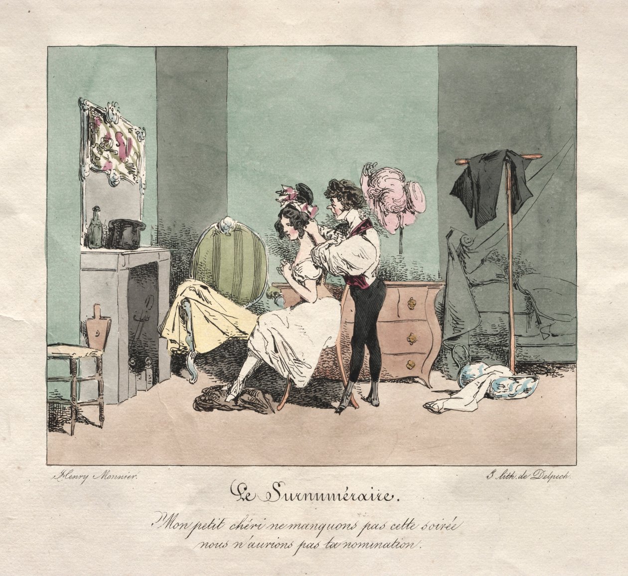 Administrativ told: Supernumerær. af Henry Bonaventure Monnier