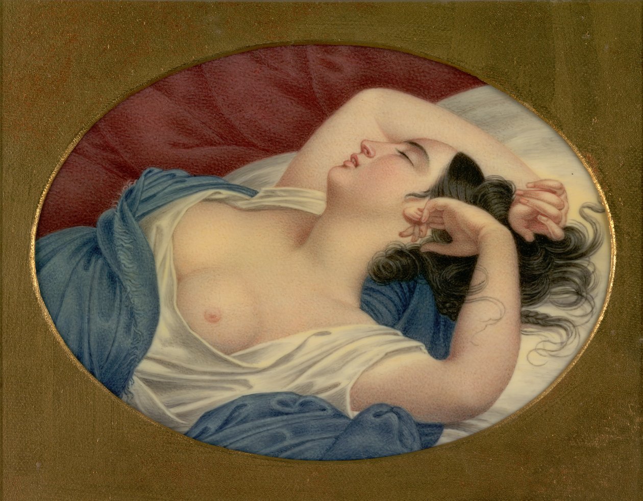 Tornerose, ca. 1850. af Henry Brintnell Bounethea