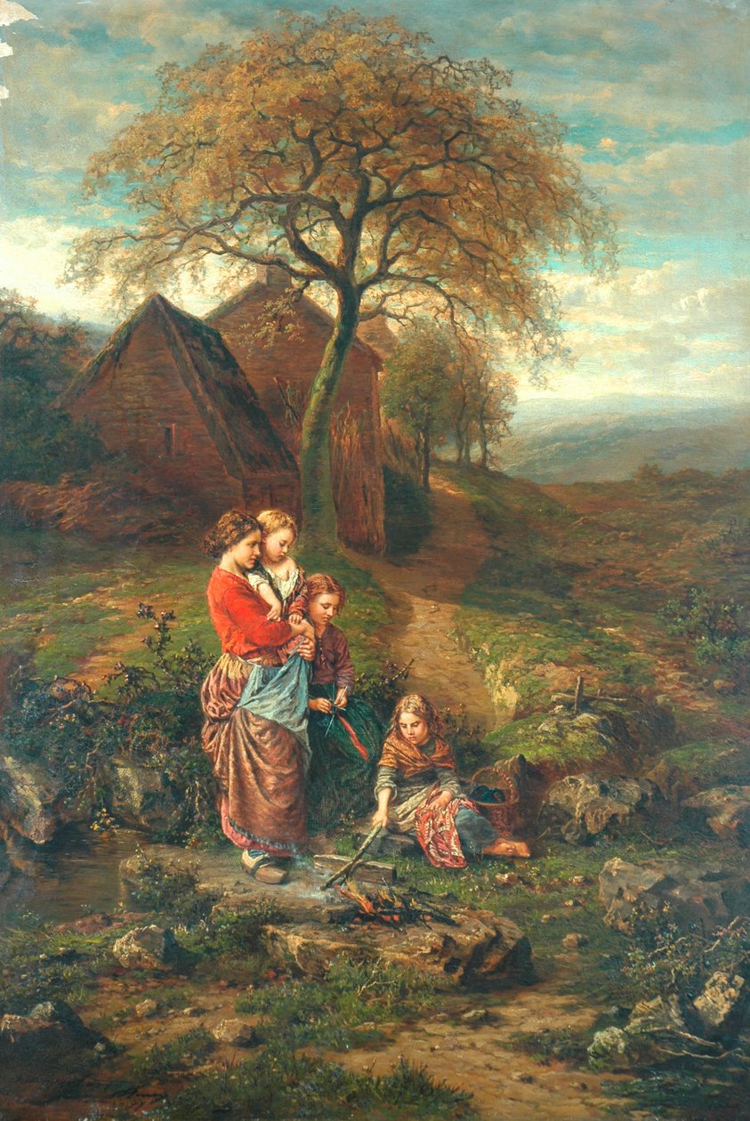 Efterår i Ardennerne, 1857 af Henry Campotosto