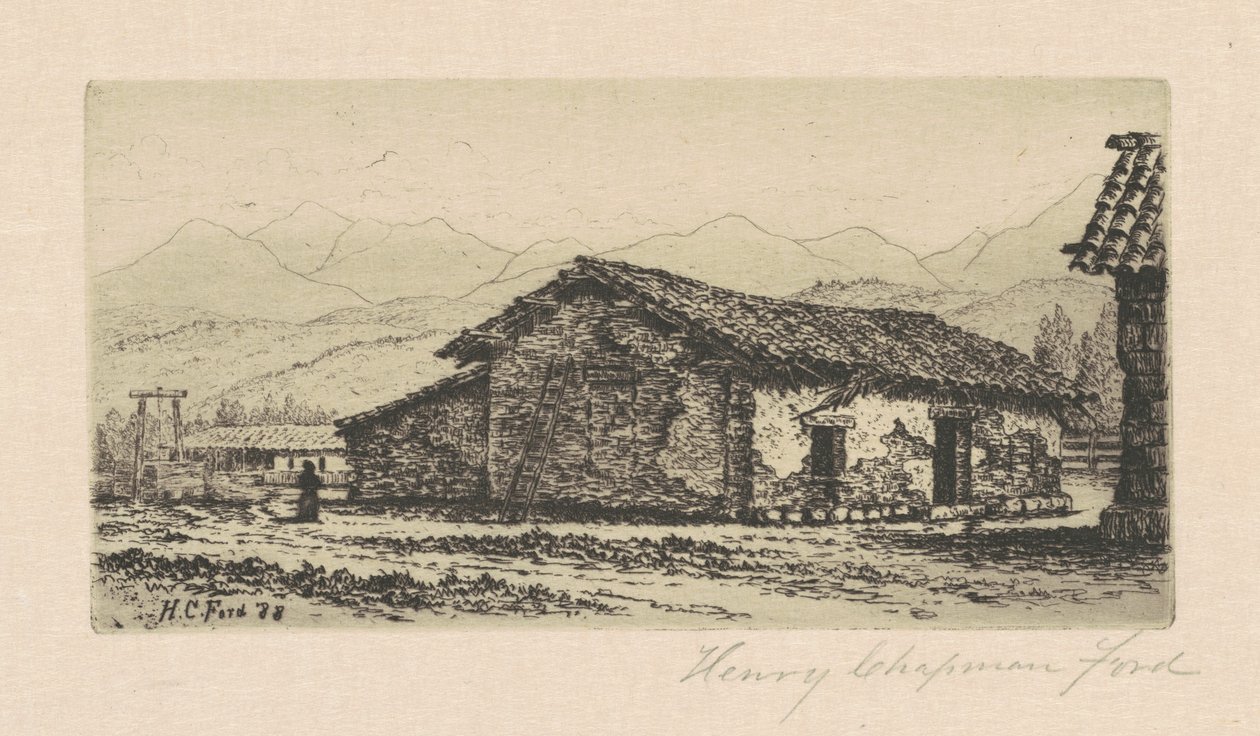 Adobe House, 1888. af Henry Chapman Ford