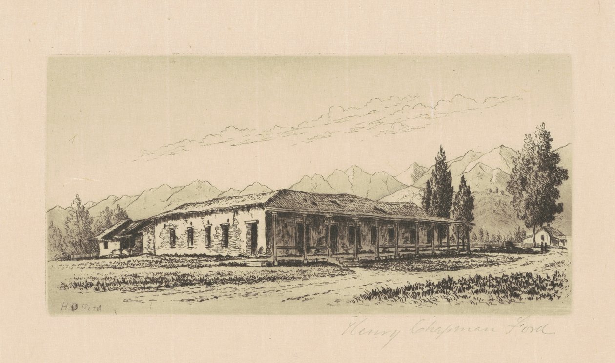 Aguirre House (Santa Barbara) af Henry Chapman Ford