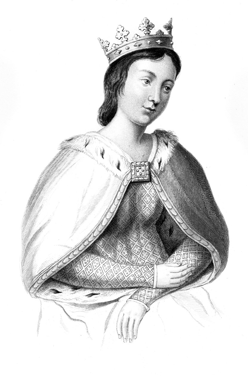 Eleanor af Provence c1223-1291, 1851. af Henry Colburn