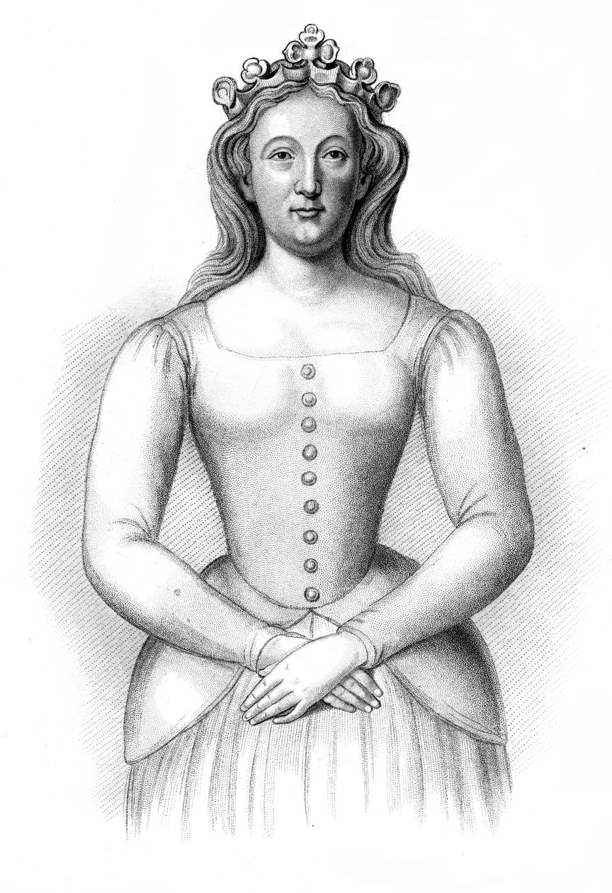 Philippa af Hainault, 1851. af Henry Colburn