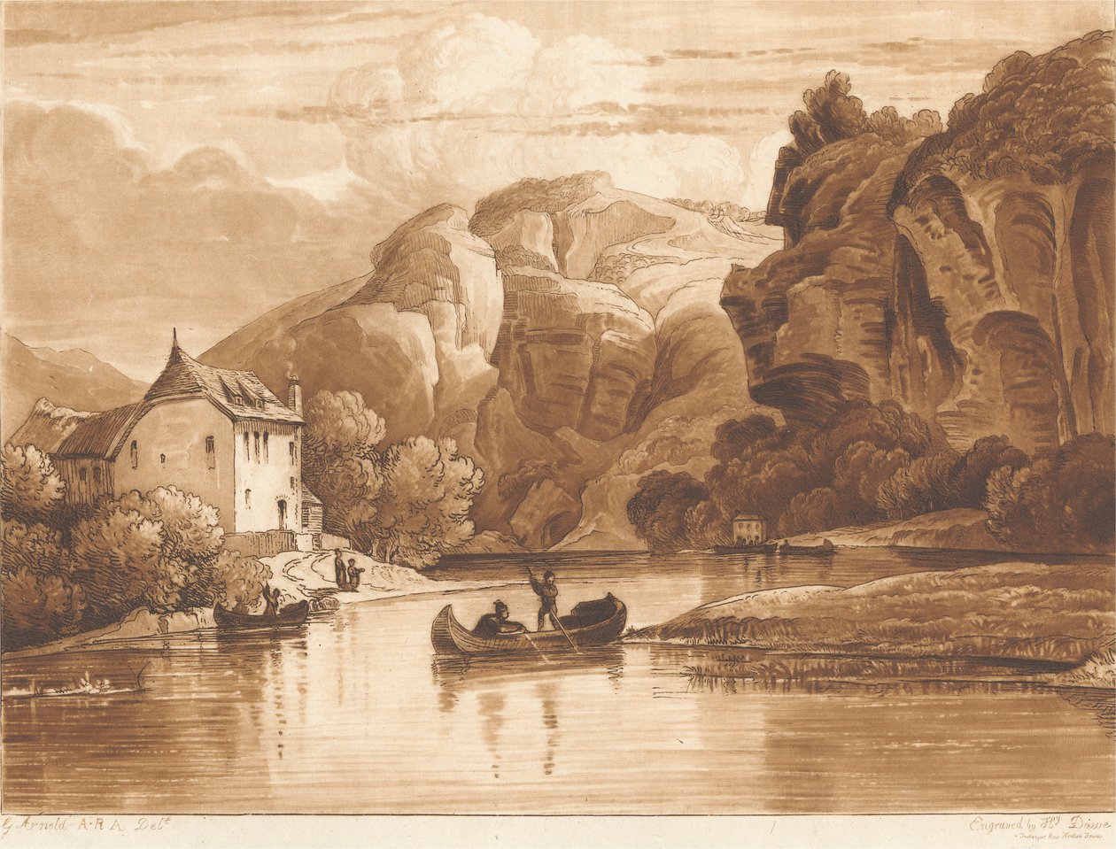Maasfloden af Henry Dawe