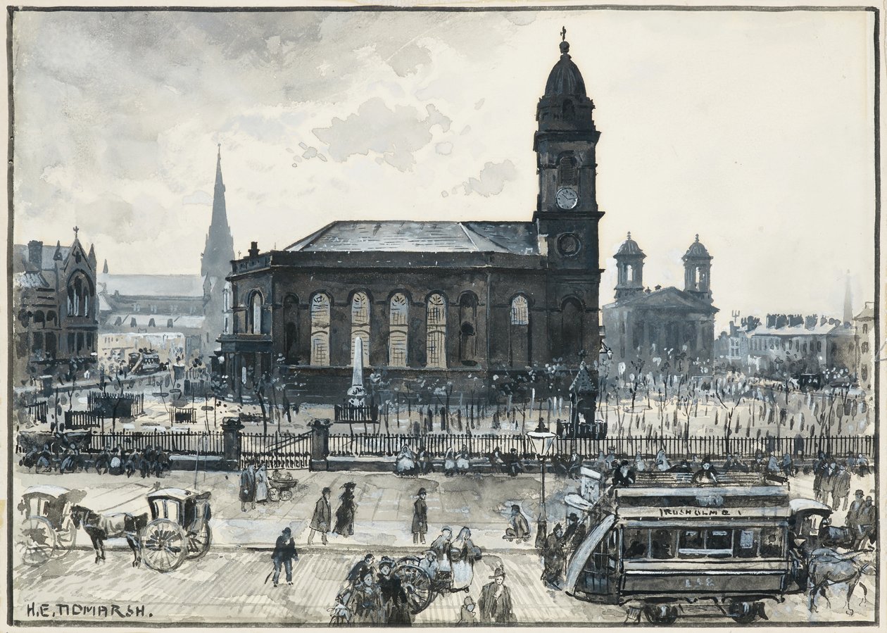 All Saints Church, Grosvenor Square af Henry Edward Tidmarsh