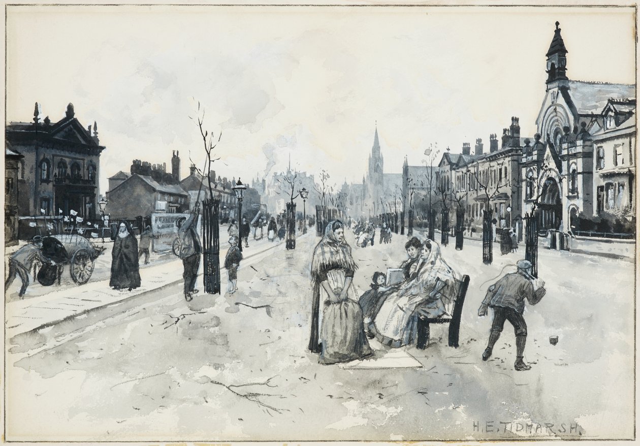 Broad Street, Pendleton af Henry Edward Tidmarsh