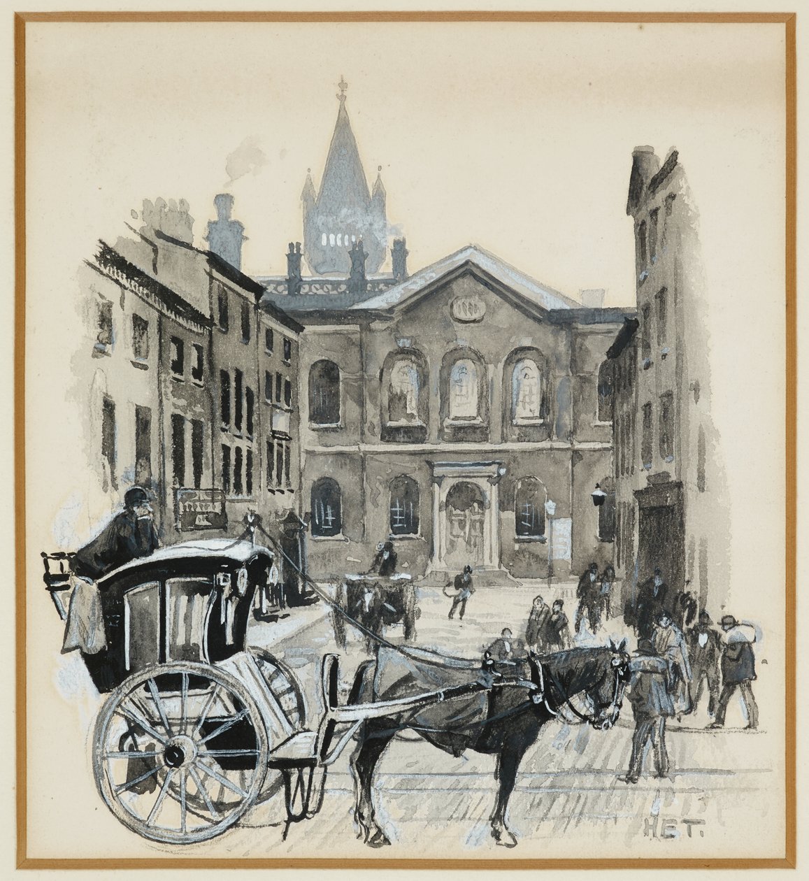 Congregational Chapel, Grosvenor Street af Henry Edward Tidmarsh