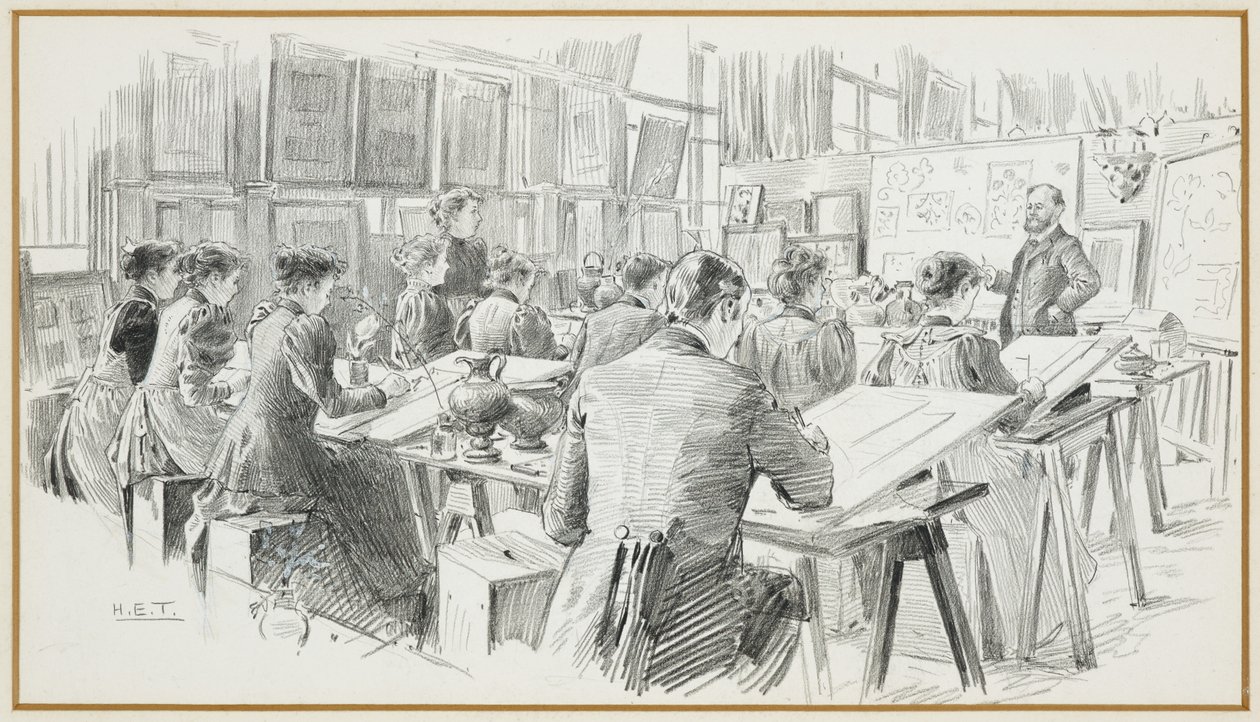 Designrum, Kommunal Kunstskole af Henry Edward Tidmarsh