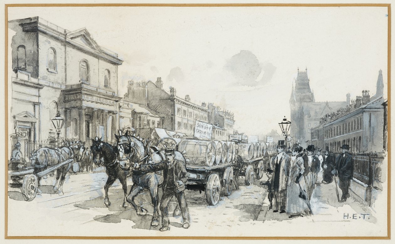 1. maj, Oxford Street af Henry Edward Tidmarsh
