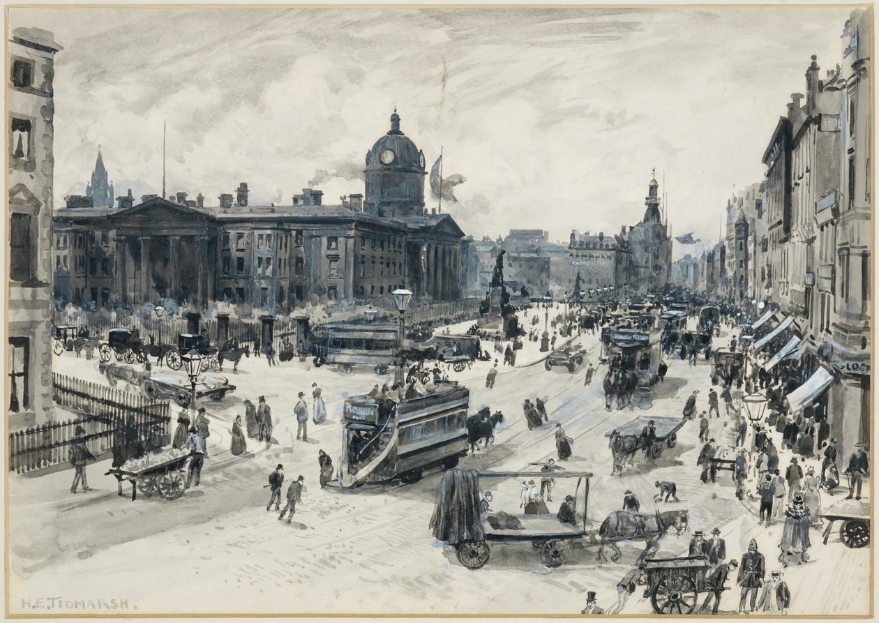 Piccadilly og sygehuset af Henry Edward Tidmarsh