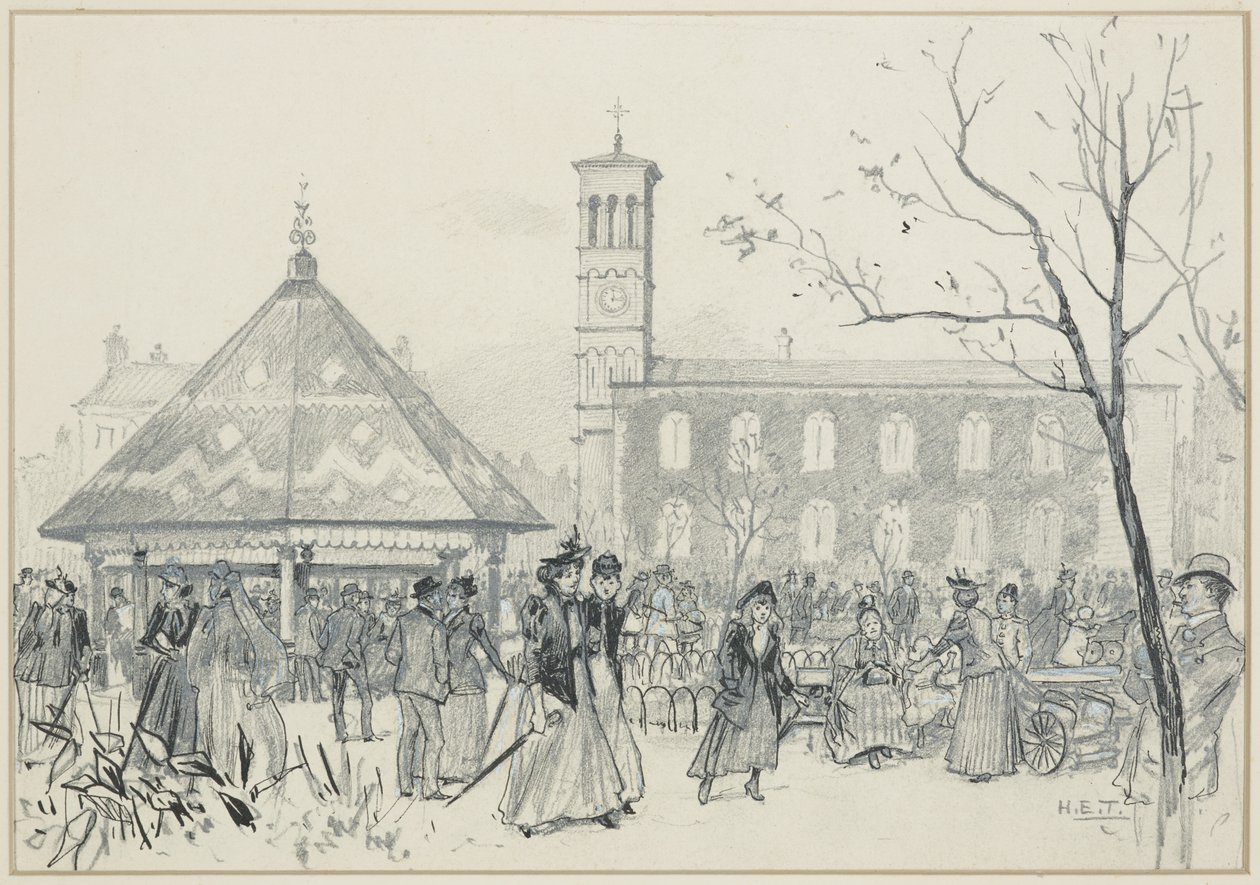 Lørdag eftermiddag i Ardwick Green af Henry Edward Tidmarsh