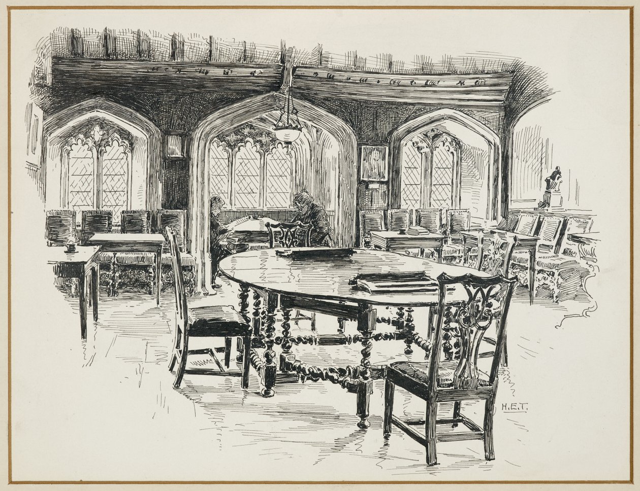 Lukuhuone, Chetham College af Henry Edward Tidmarsh
