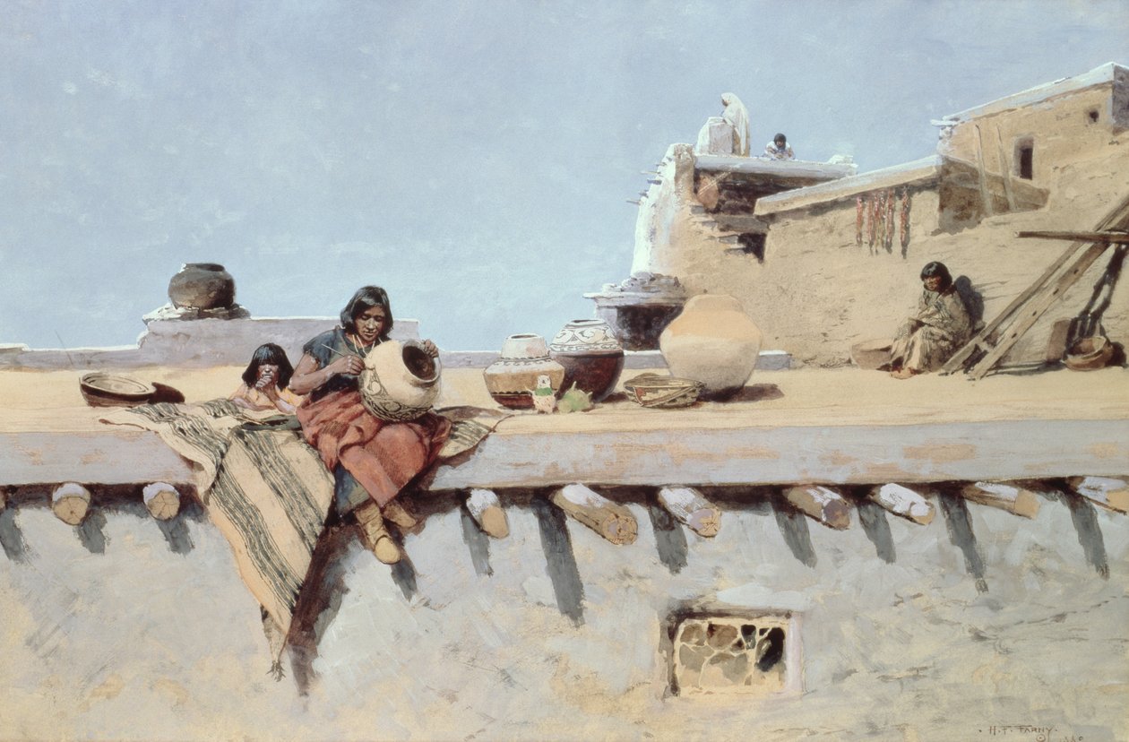 Malerkrukker, 1880 af Henry Francois Farny