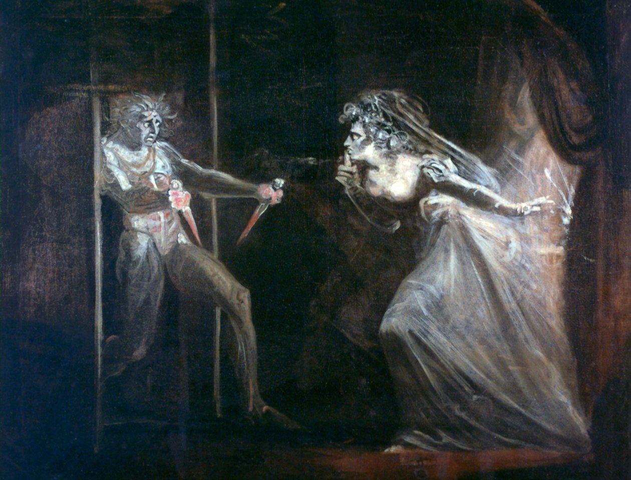 Lady Macbeth Seizing the Dolkene, udstillet 1812 af Johann Heinrich Füssli