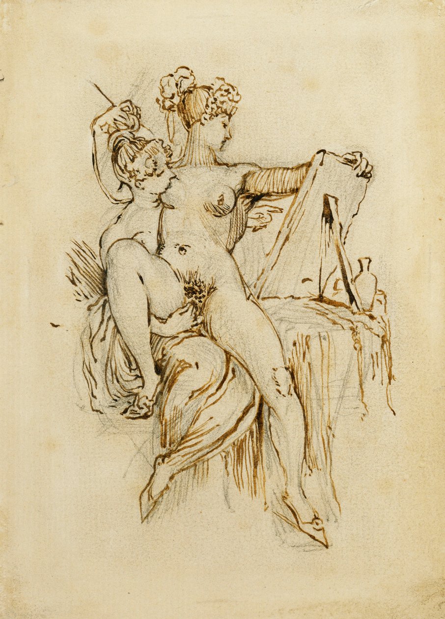 Sappisk kærlighed, af Johann Heinrich Füssli