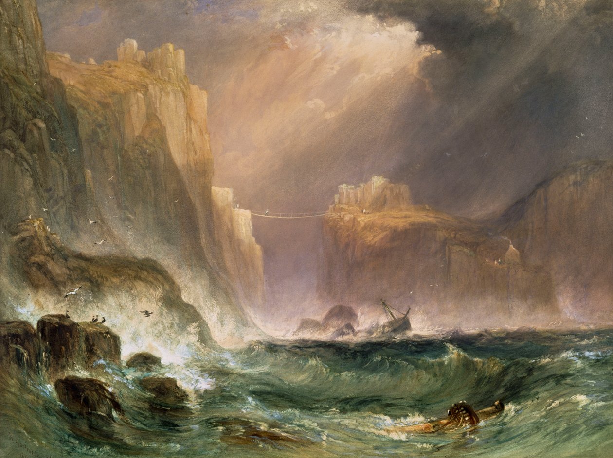 Carrick-y-Rede, Antrims kyst af Henry Gastineau