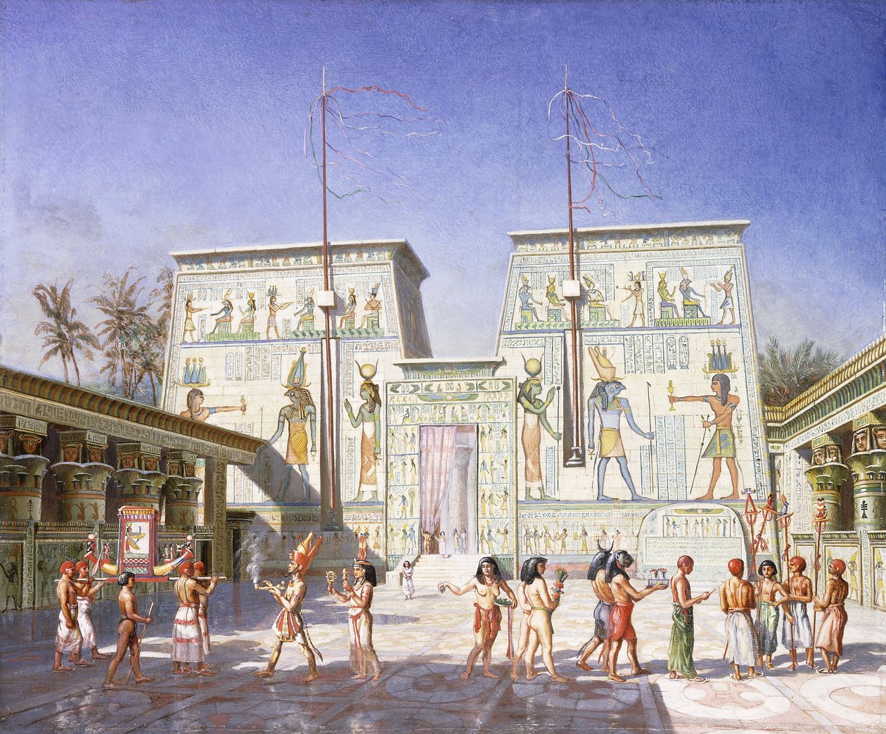 Templet i Philae af Henry Hardinge Cunynghame