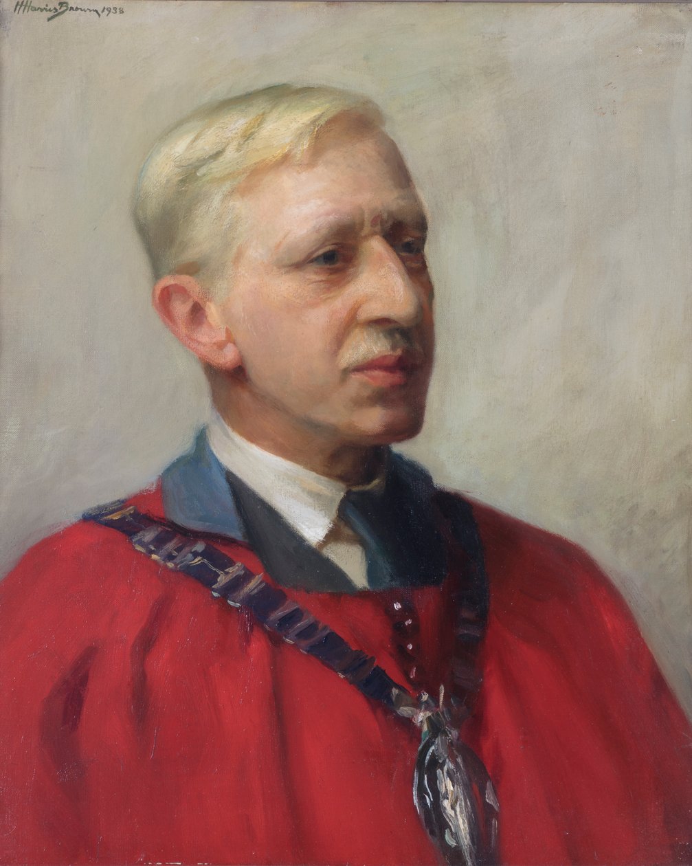 Portræt af Richard Garbe af Henry Harris Brown