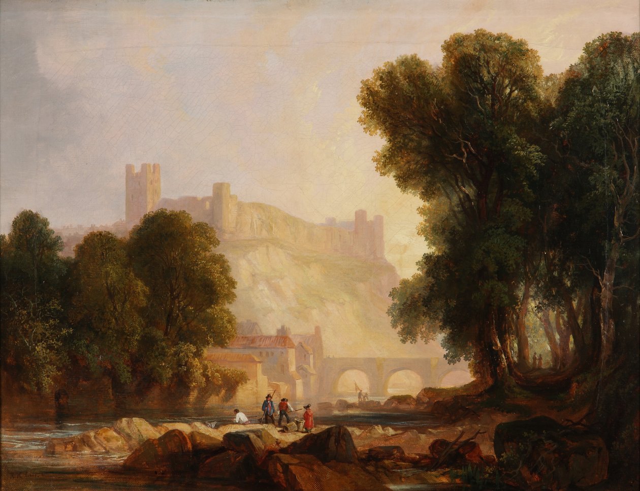 Richmond Castle, Yorkshire af Henry Harris Lines